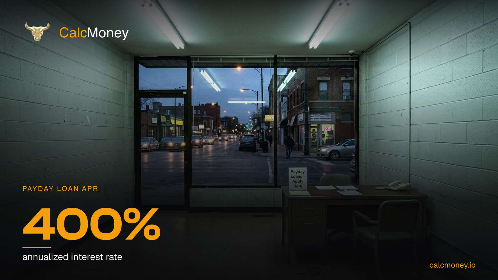 The True APR of a Payday Loan Is 400%. Here's the Math.